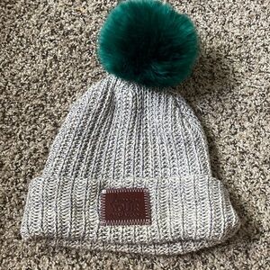 Love your melon Pom beanie